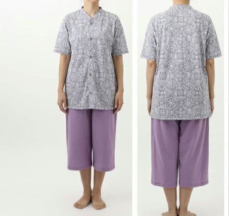 新品タグ付き ワコール SOU・SOU パジャマ ルームウェア L BL