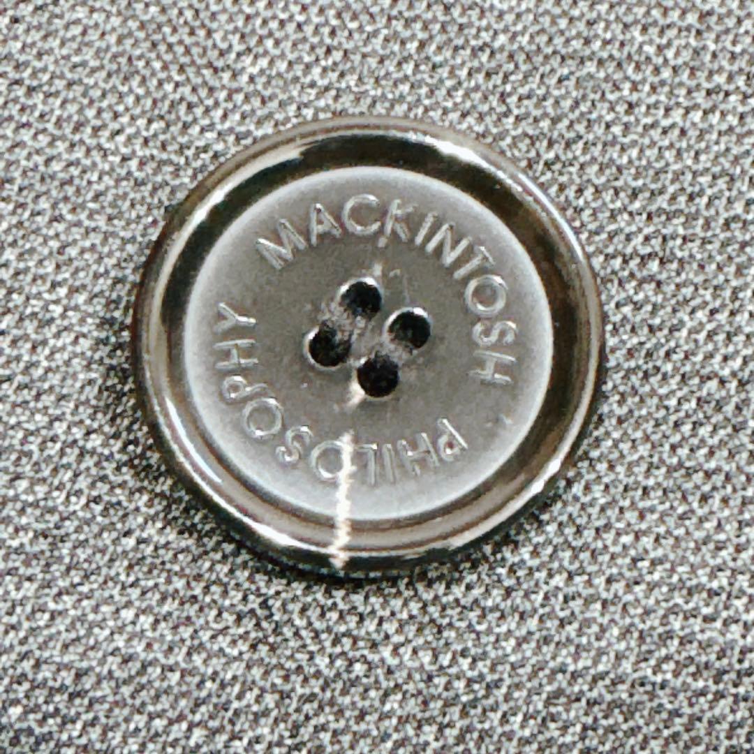 未使用✨ マッキントッシュ　トロッター　ステンカラー　ライナー　36 グレー