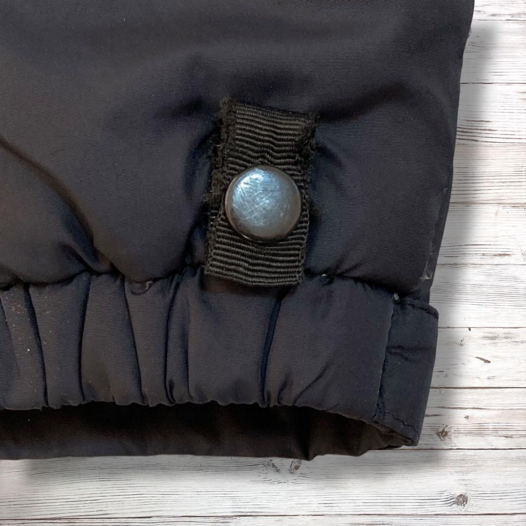 ザノースフェイス ダウンジャケット 刺繍ロゴ 黒 M 1743