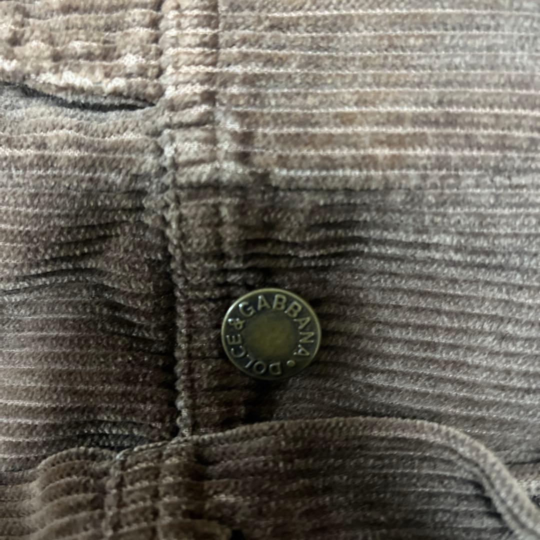 Dolce & Gabbana コーデュロイジャケット ブラウン