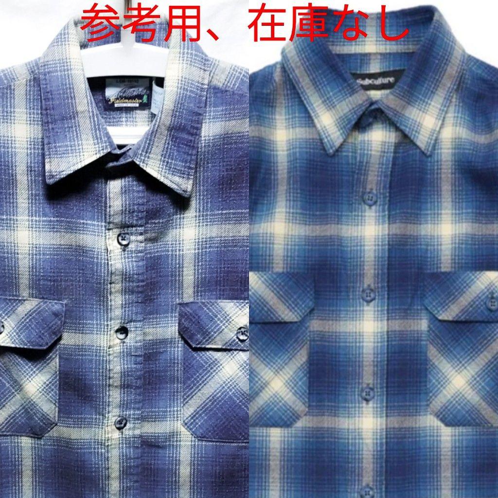 80s Searsシャドー オンブレ チェック ネルシャツ カートコバーン70s