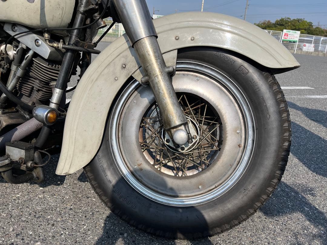 エボ ショベル パン ナックル サイドバルブ 16インチホイールカバー