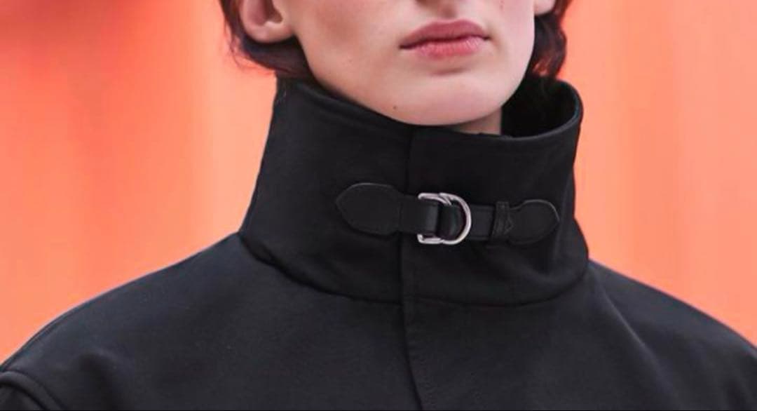 hermes エルメス　コート　ファー　ライナー　取り外し　トレンチ　ロング