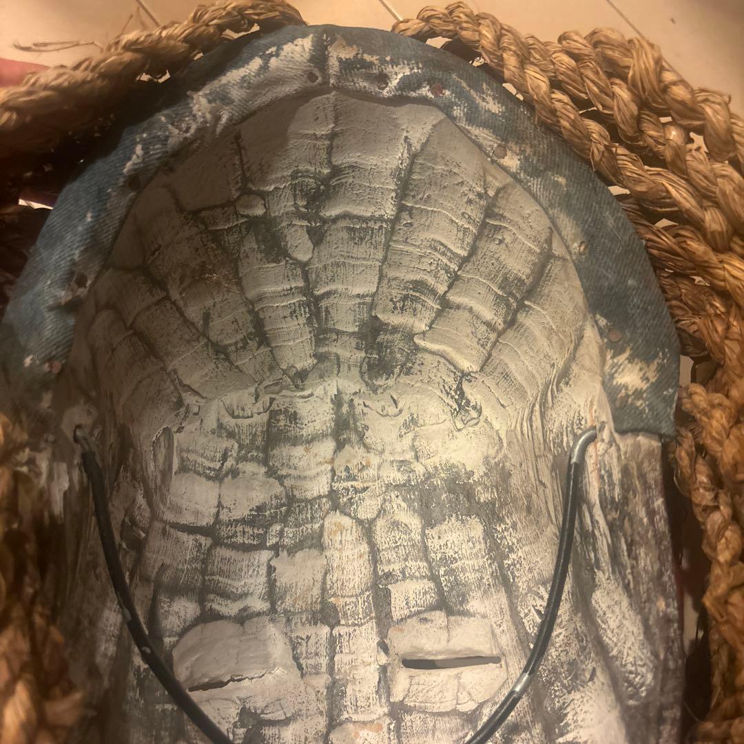 西アフリカアンティーク　コンゴのチョクエ族とてつもない存在感の仮面、マスク