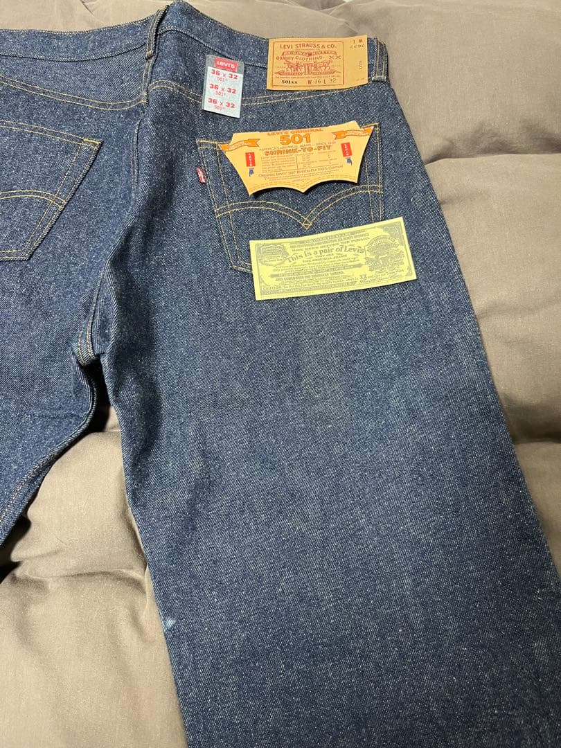Levi's 501xxデッドストックスモールe524 W36 L32
