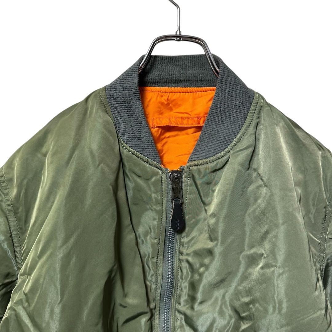 90s USA製 ALPHA INDUSTRIES【L】 MA-1 カーキ - メルカリ