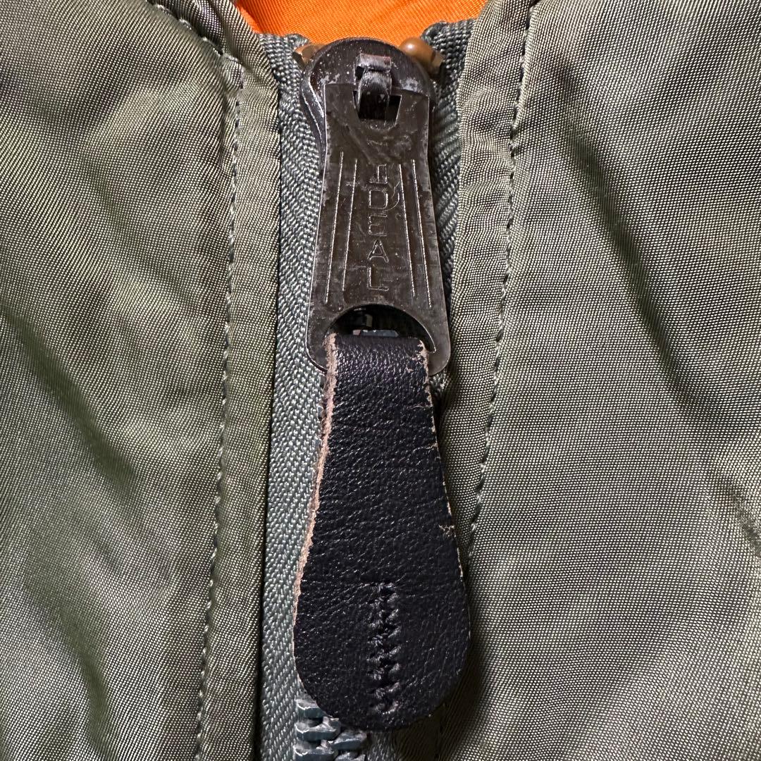 90s USA製 ALPHA INDUSTRIES【L】 MA-1 カーキ - メルカリ