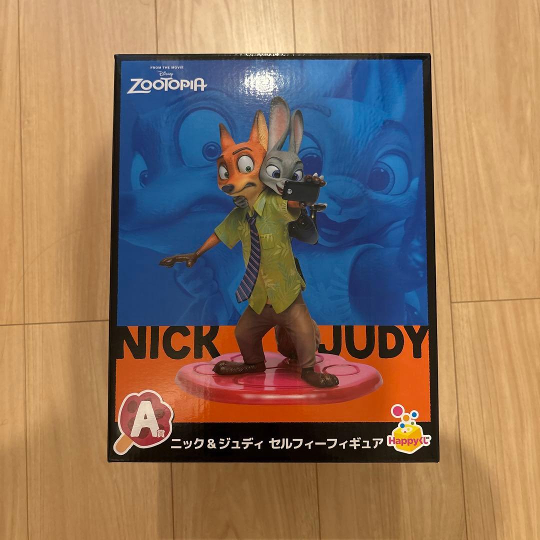 美品】happyくじ 一番くじ A賞ズートピア ニック&ジュディ - メルカリ