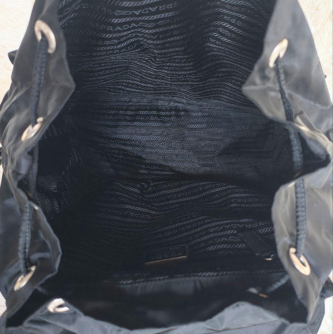PRADA プラダ リュック バッグパック ナイロン ブラック 黒 ロゴ