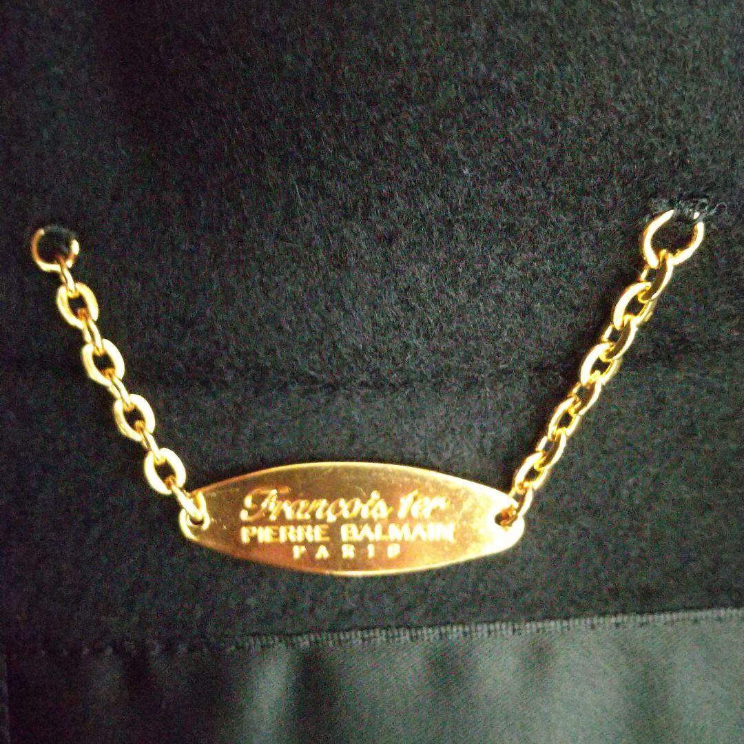 【最高峰】ピエールバルマンピュアカシミヤ100％ 圧倒的オーラ極艶 コート