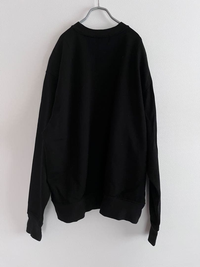 美品WEWILL ブラック ルーズ　スウェット　3