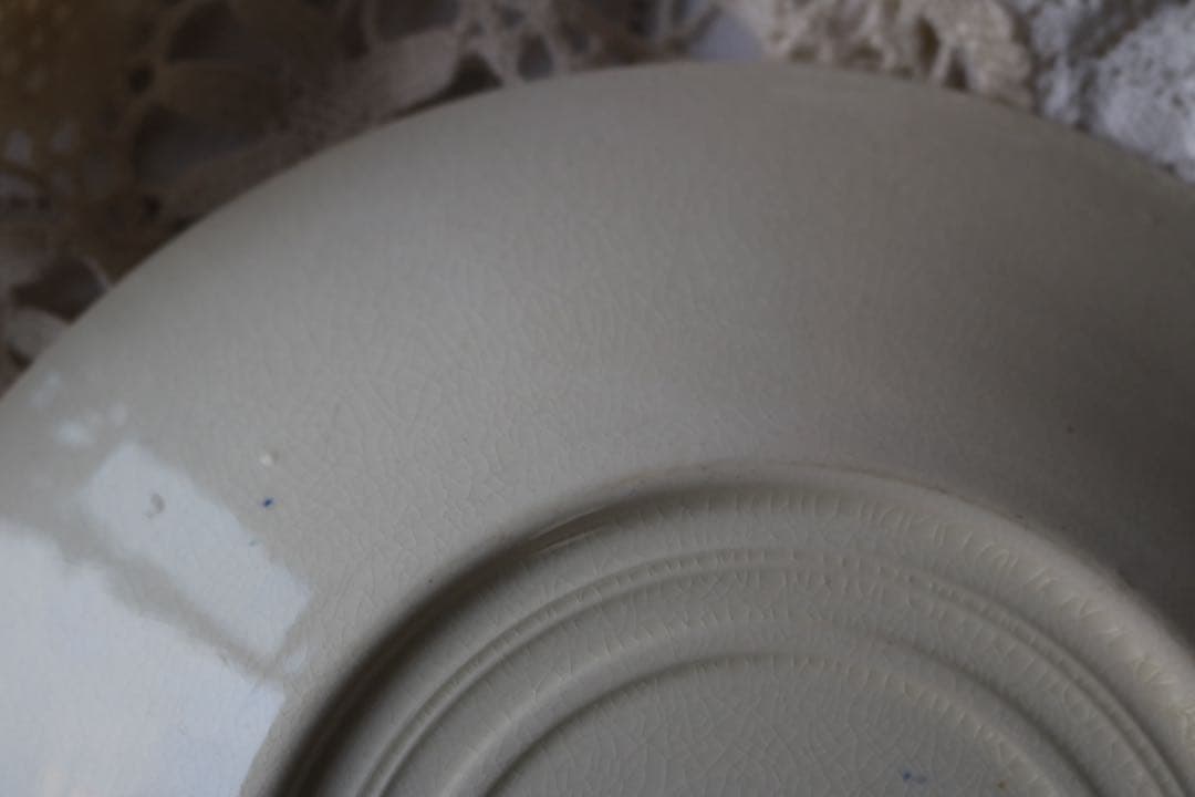 Luneville　ロレーヌ　プレート　アザミ　十字架　フランス　アンティーク