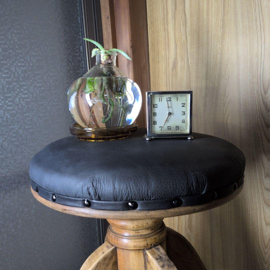 ブロカント古道具アンティークスツール　回転椅子　　 飾り台