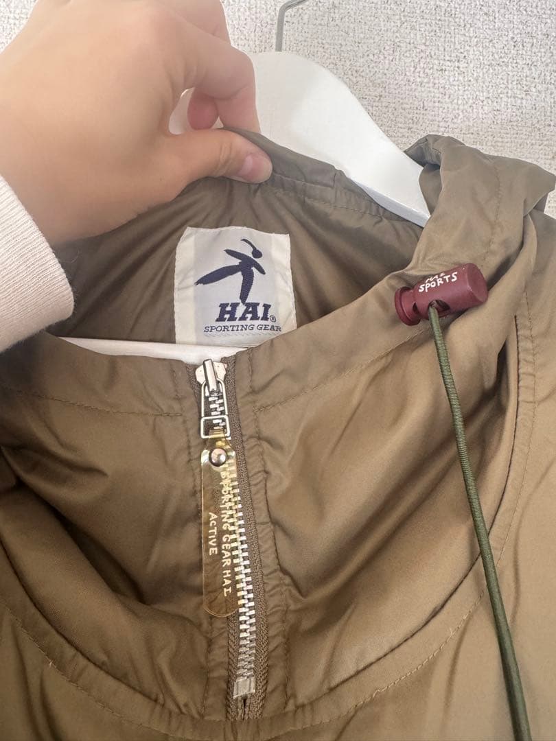 HAI SPORTING GEAR カーキダウンジャケット (1/15迄)