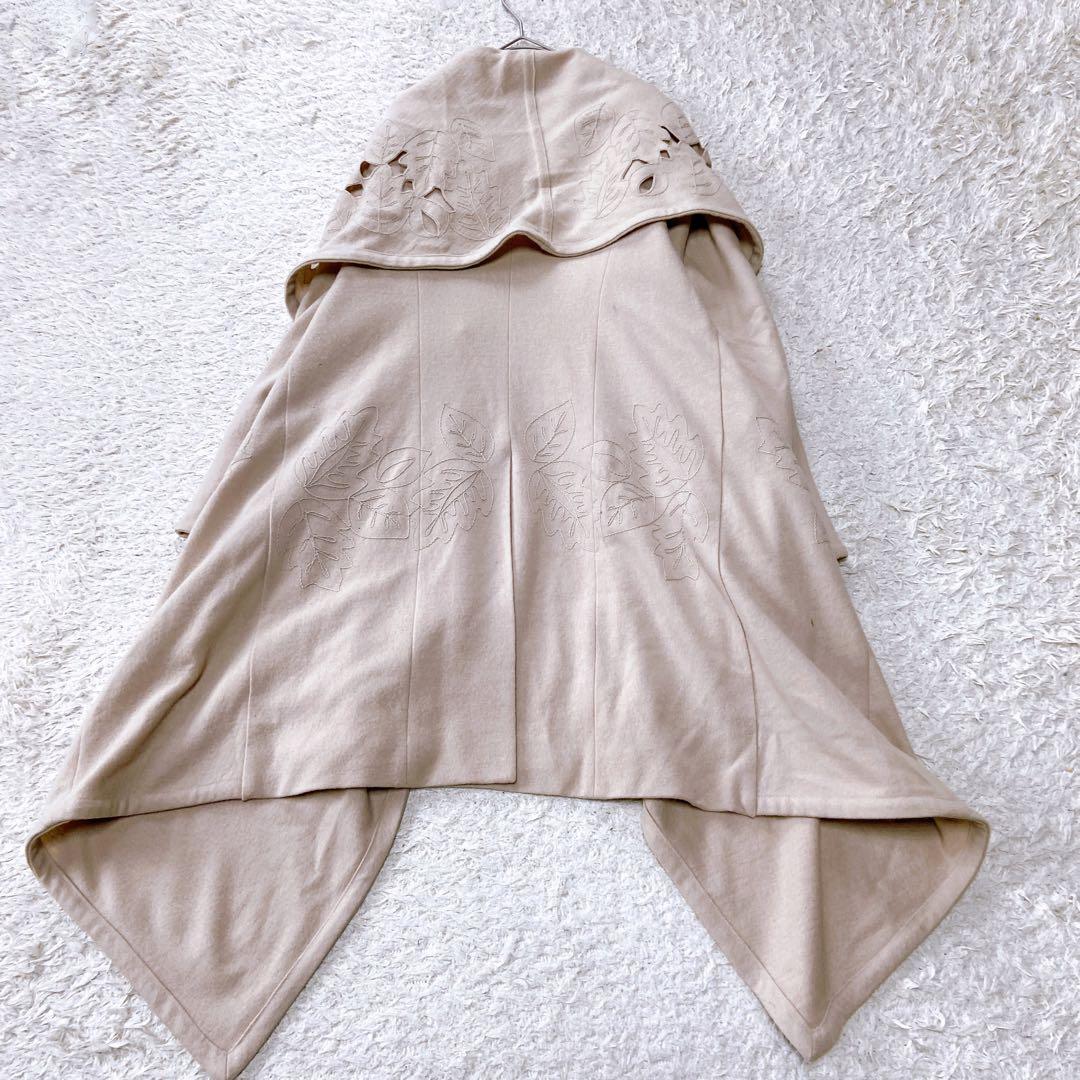 NOKO OHNO ノコオーノ　カットワーク刺繍ウールコート　40size