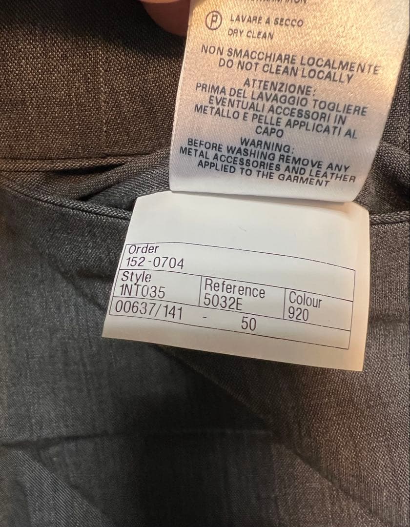 元祖美脚❗️INCOTEXスリムフィット チャーム付スラックス 50 検LEON