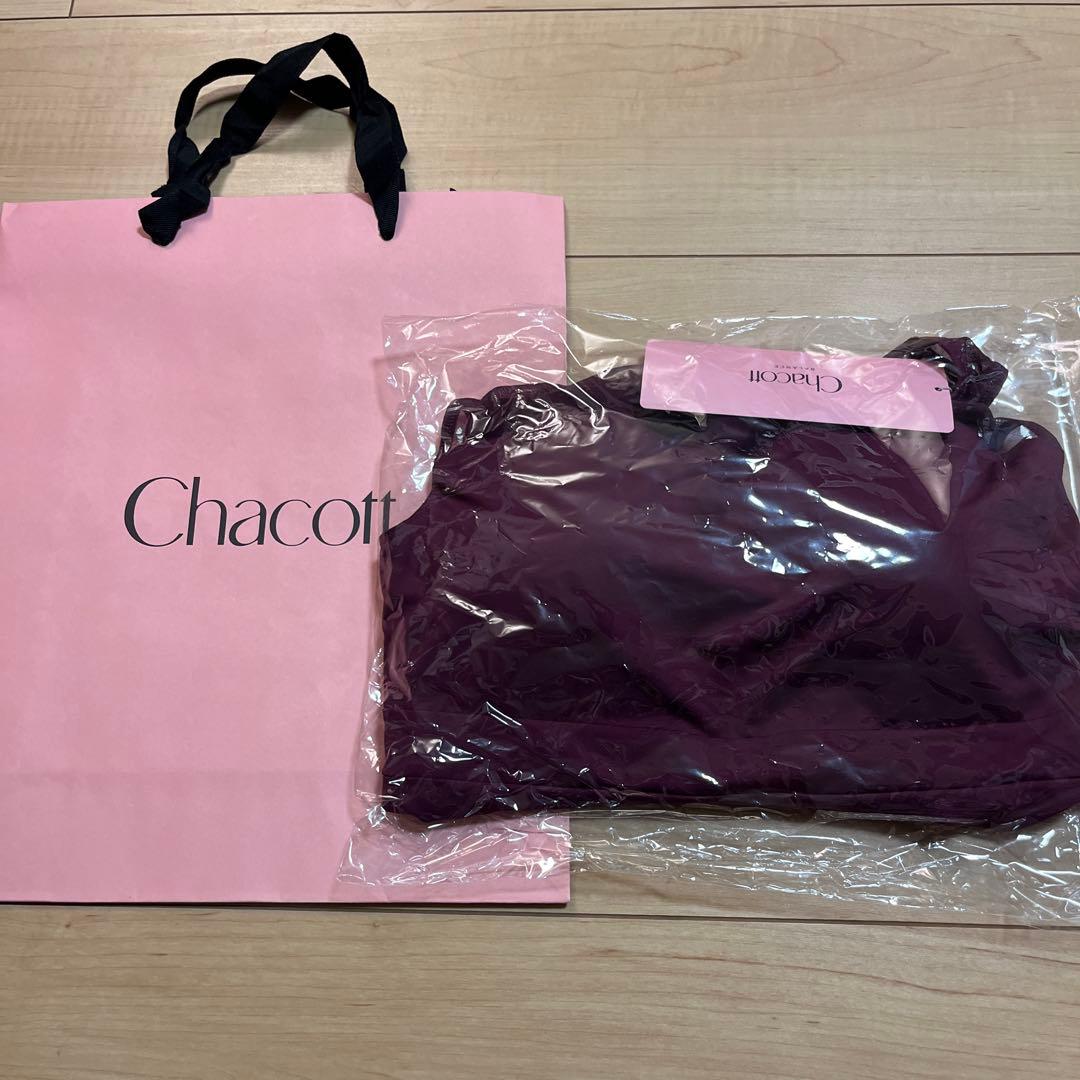 新品Chacott ホットメルトレースアップトップ サイズS ¥13750