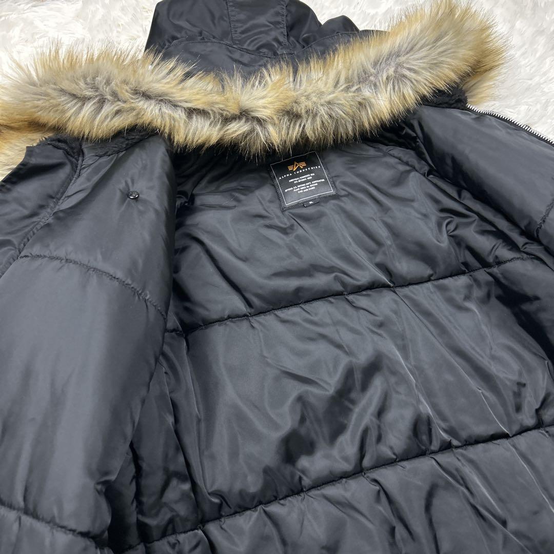 未使用級　希少サイズ　3L アルファインダストリーズ　N-3B 黒　ブラック