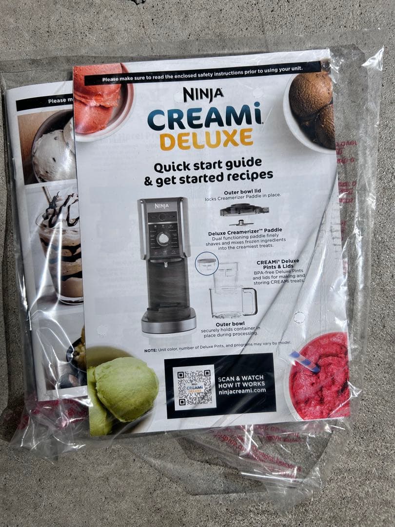 ジャンク品中古NinjaCreamiDeluxe アイスクリームメーカーニンジャ