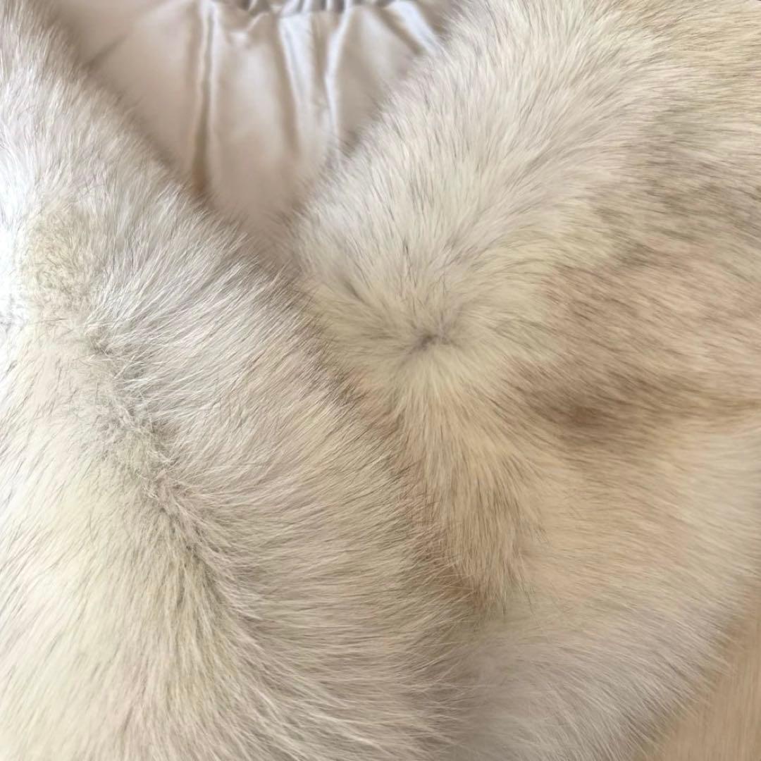 未使用　高級　サガフォックス　ファーショール　シルバー