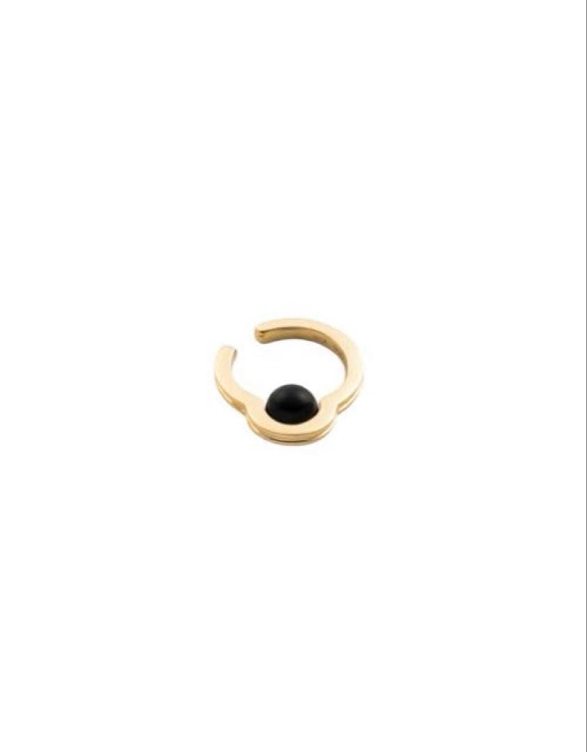 hirotaka ヒロタカMini BELUGA オニキス イヤーカフ イヤカフ