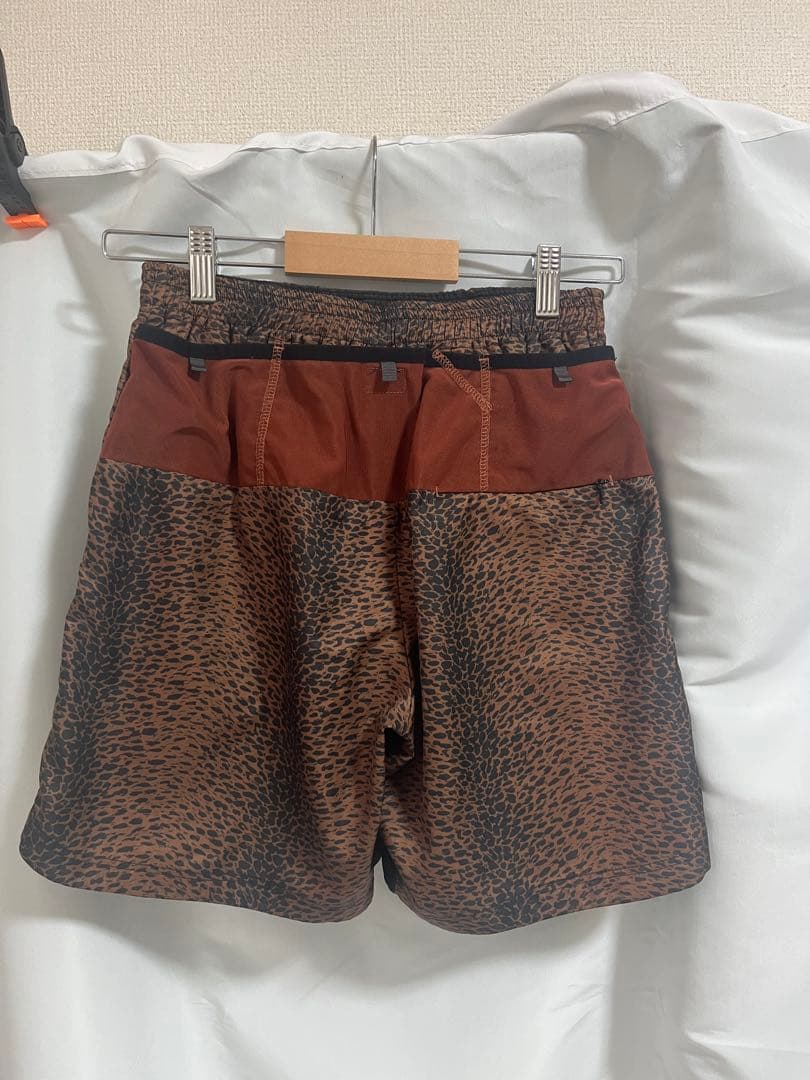 エルドレッソ レオパード ミドルショーツ M ランニングパンツ ヒョウ柄 完売品