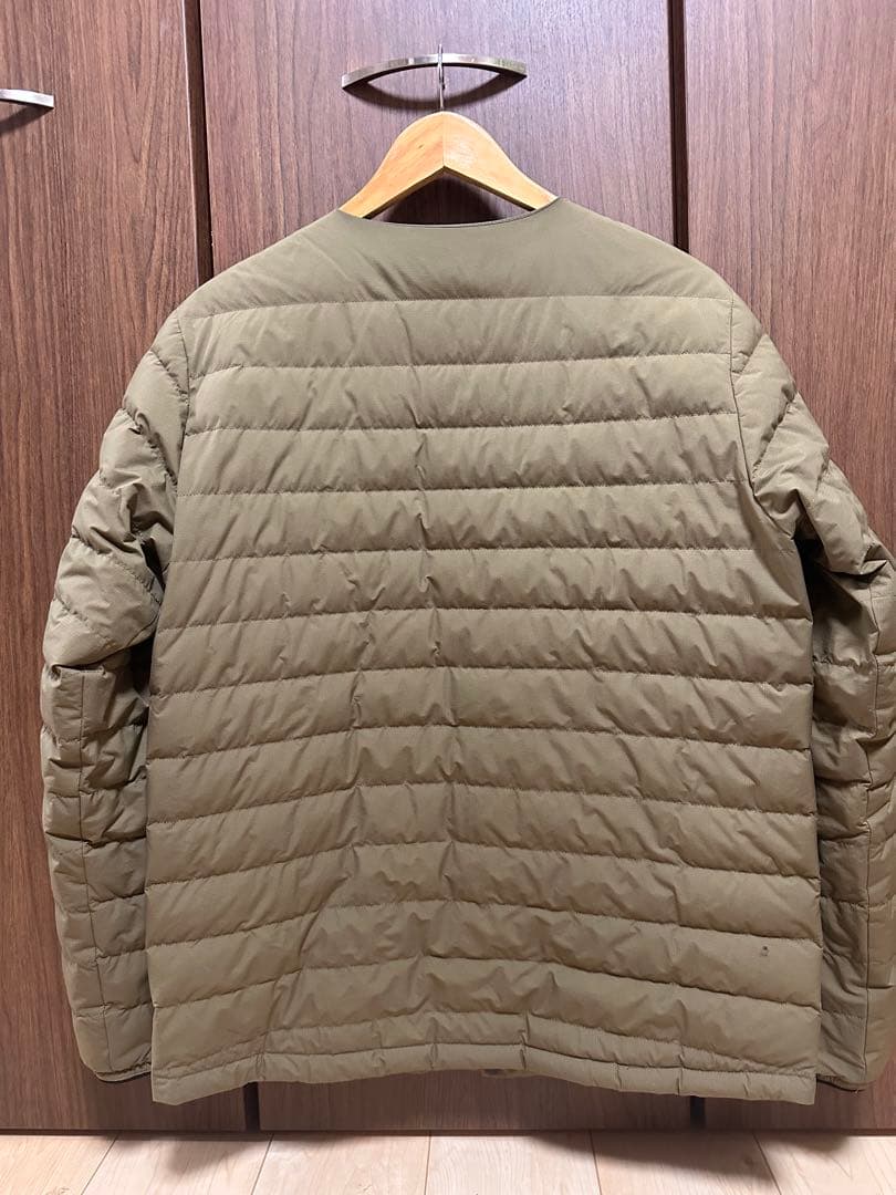 ナンガ　ホワイトレーベル　ムーンロイド　ダウンカーディガン　廃盤カラー　Mサイズ