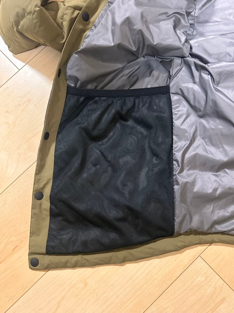 ナンガ　ホワイトレーベル　ムーンロイド　ダウンカーディガン　廃盤カラー　Mサイズ