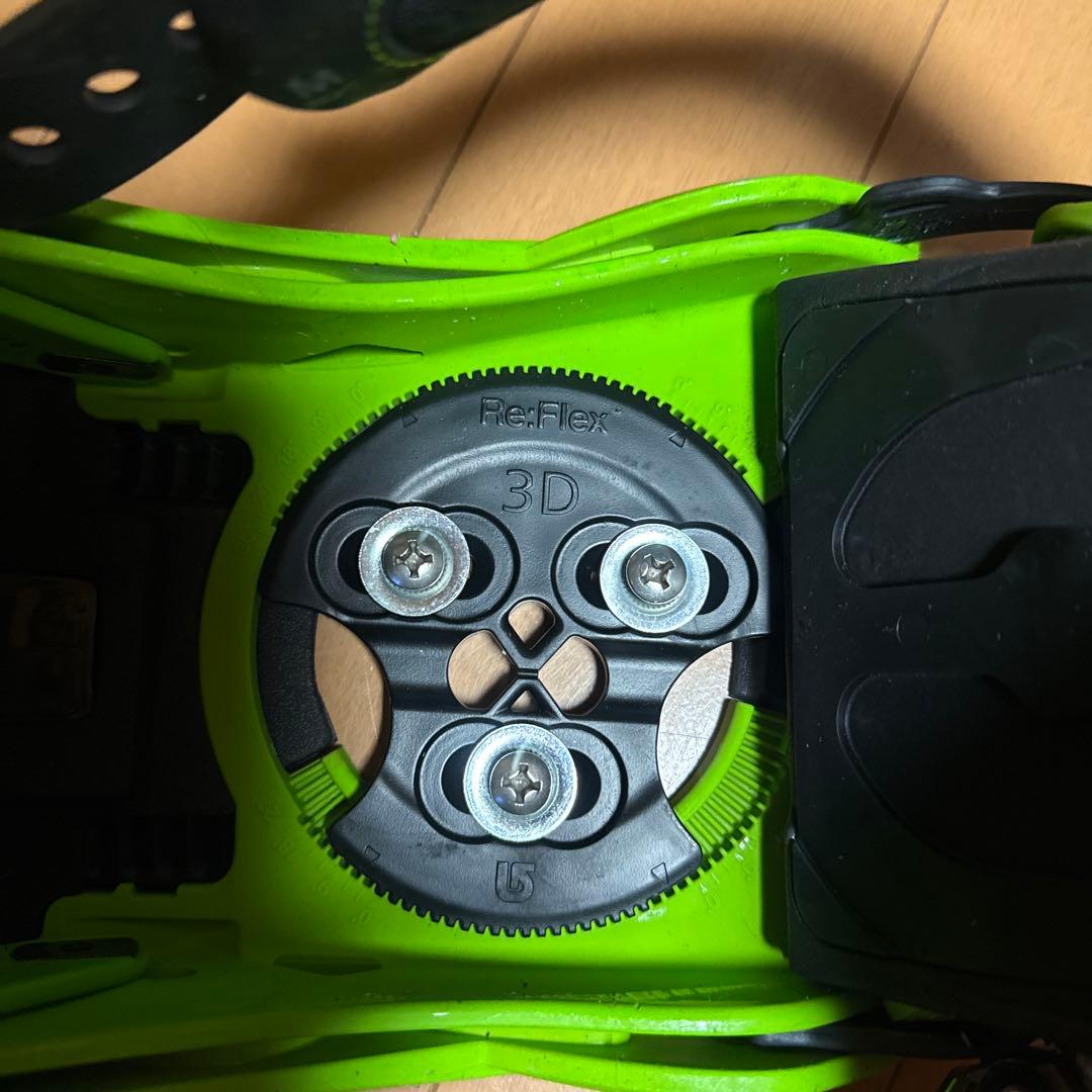 Cartel 3D スノーボードビンディング グリーン