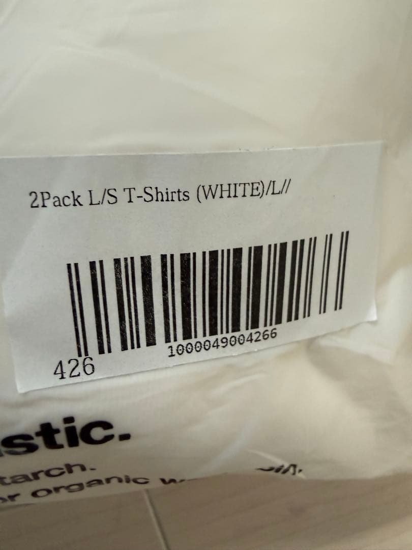 トップス ENNOY 2Pack L/S T-Shirts (WHITE)