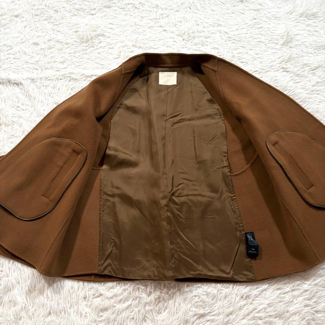 新品同様✨Plage プラージュ ハミルトン ケープコート 38 キャメル 38