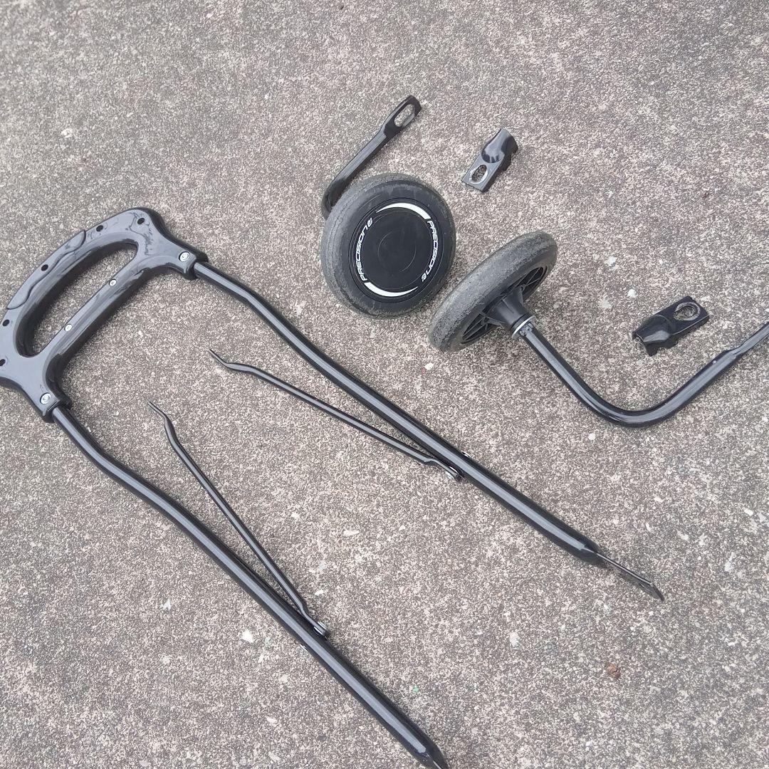 値引き中！！　アルミフレーム子供用自転車　アサヒ　プレシジョン　補助輪持ち手付き