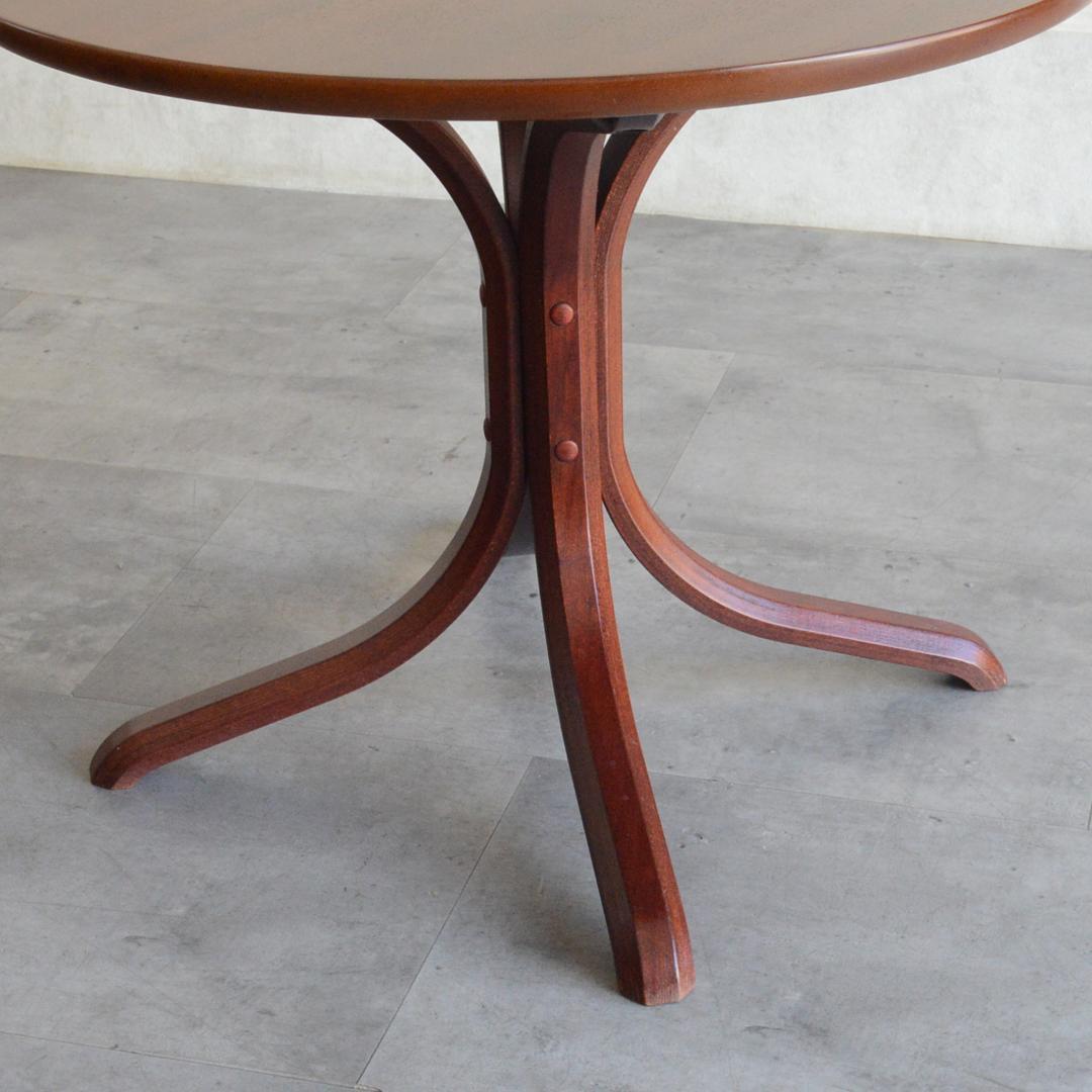 デンマーク 北欧ヴィンテージ ラウンド ローテーブル サイドテーブル 北欧家具