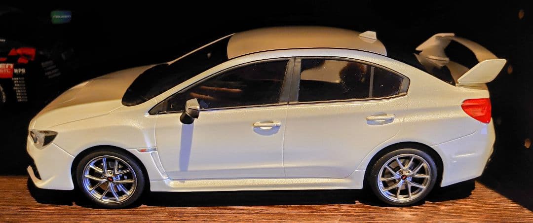 京商/SAMURAI 1/18 SUBARU WRX STI TypeS(白)
