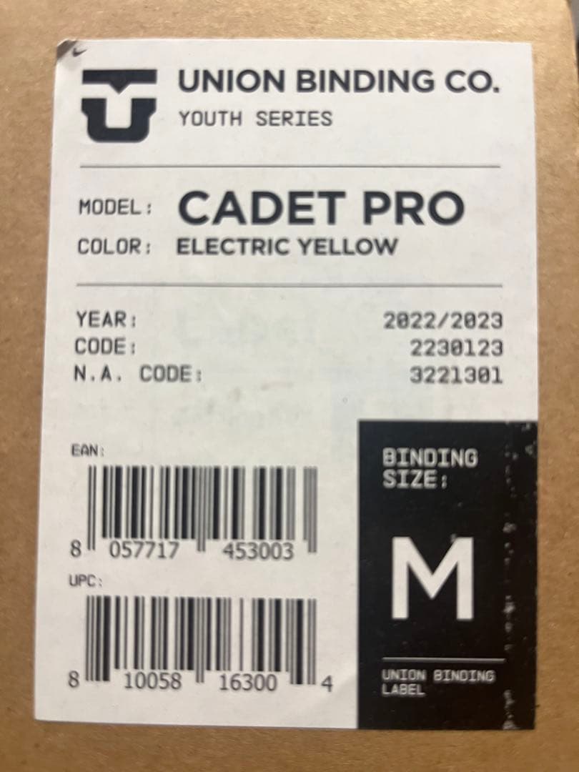 UNION CADET PRO スノーボードビンディング