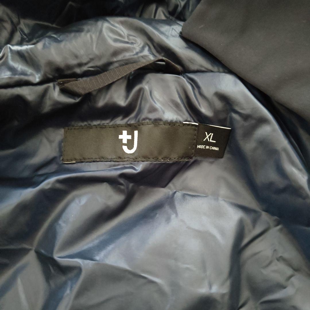 【美品】ユニクロ　+j　ハイブリッドダウンオーバーサイズパーカ　ブラック