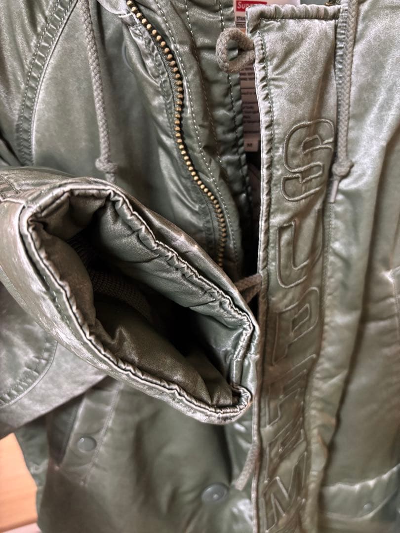ジャケット・アウター Supreme Washed Satain N3B Flight Jacket