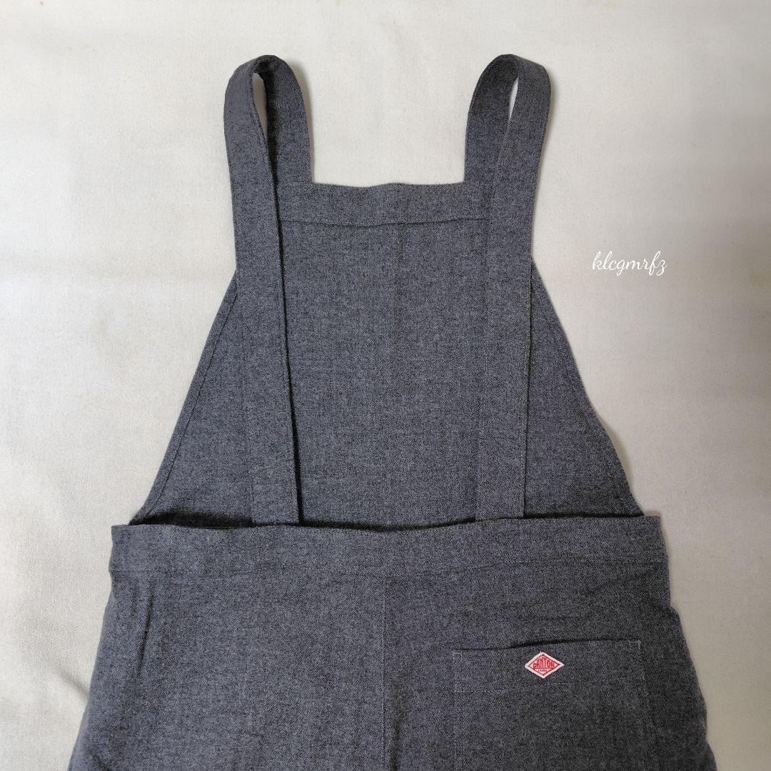 美品 DANTON 暖か ウール フランネル ロゴ オールインワン ダントン
