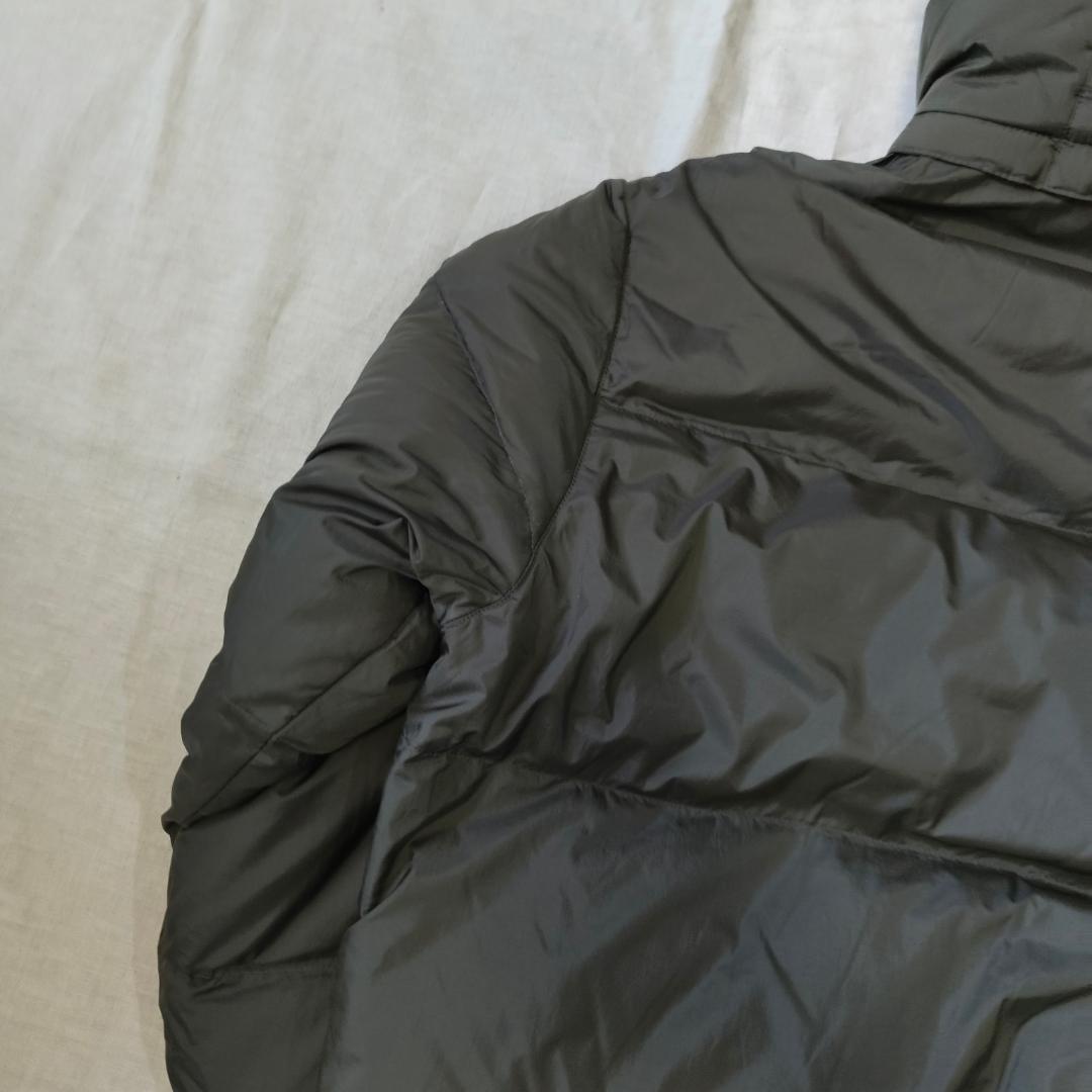 美品 エディーバウアー グースダウン パファージャケット オリーブ