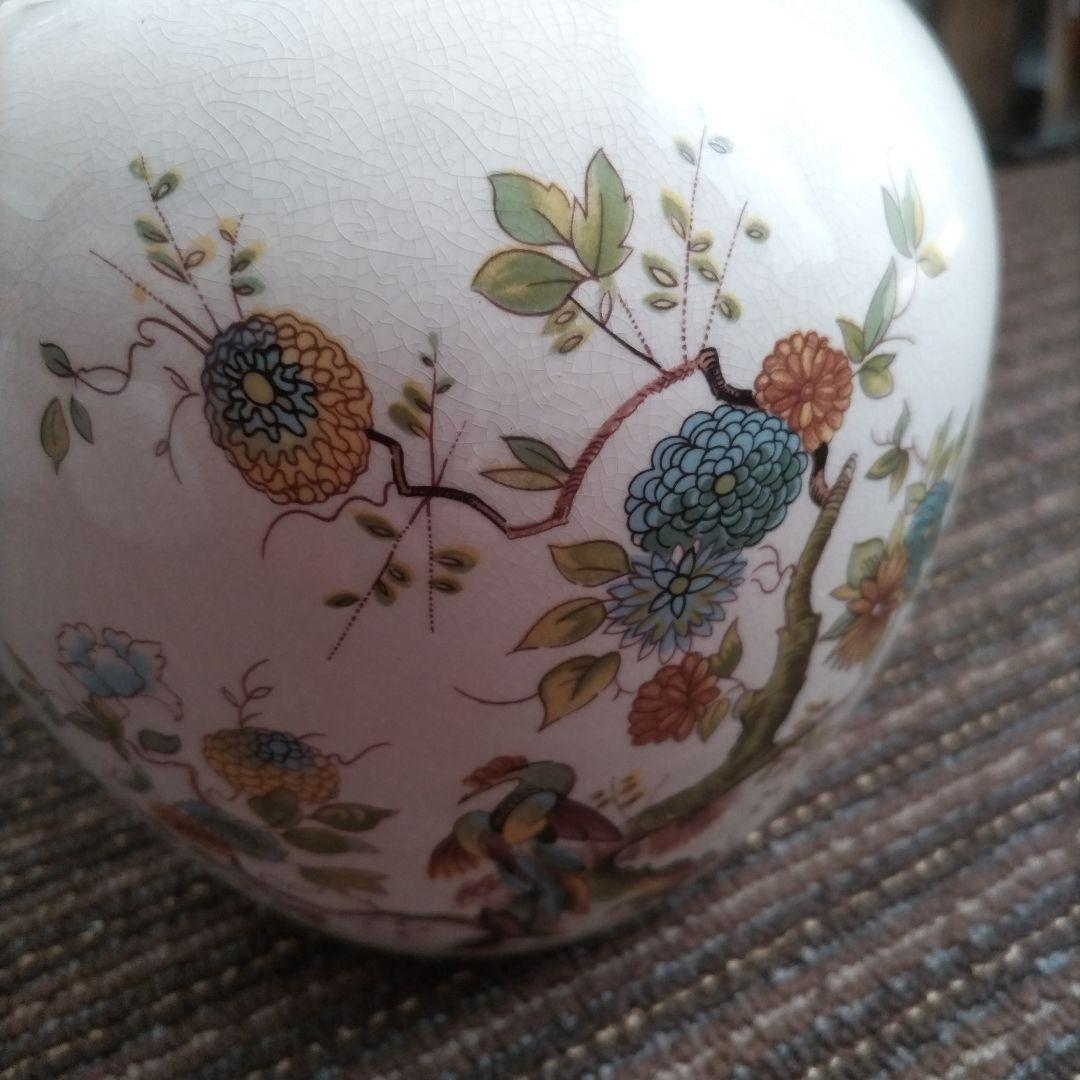 メイソンズ 花鳥文様 大型ティーキャニスター／クッキージャー