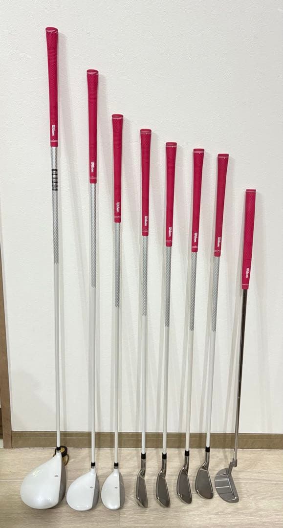 【ぴよ。】非売品 HONMA キャディバッグ wilson クラブ8本