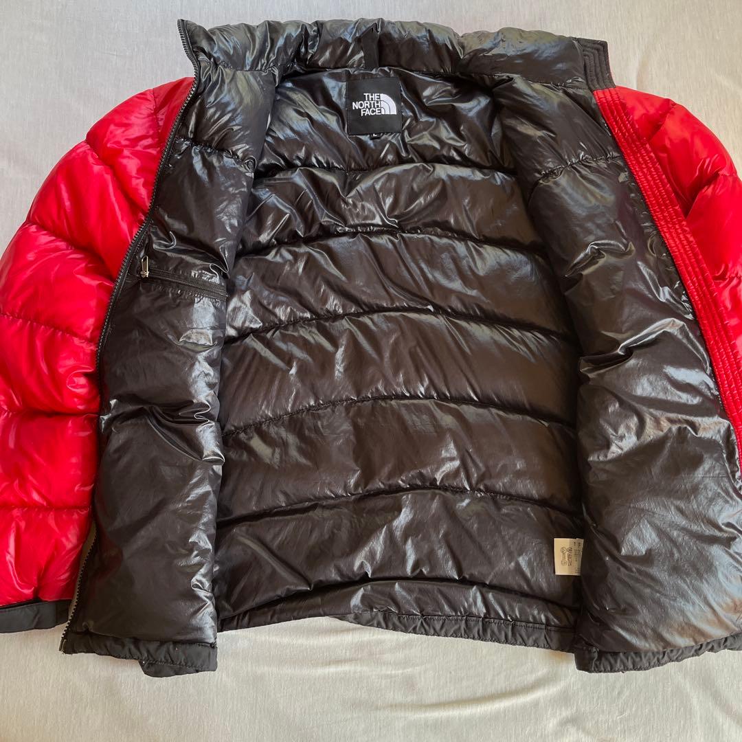 ザノースフェイス アコンカグアジャケット レッド 赤 ダウンジャケット【美品】