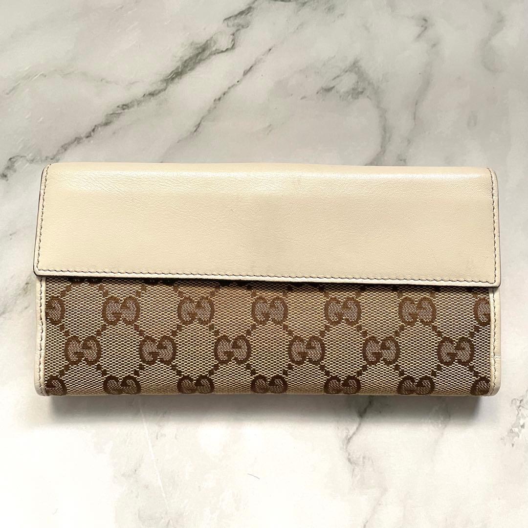 GUCCI グッチ ラブリーハート GGキャンバス 長財布 0217-① - メルカリ