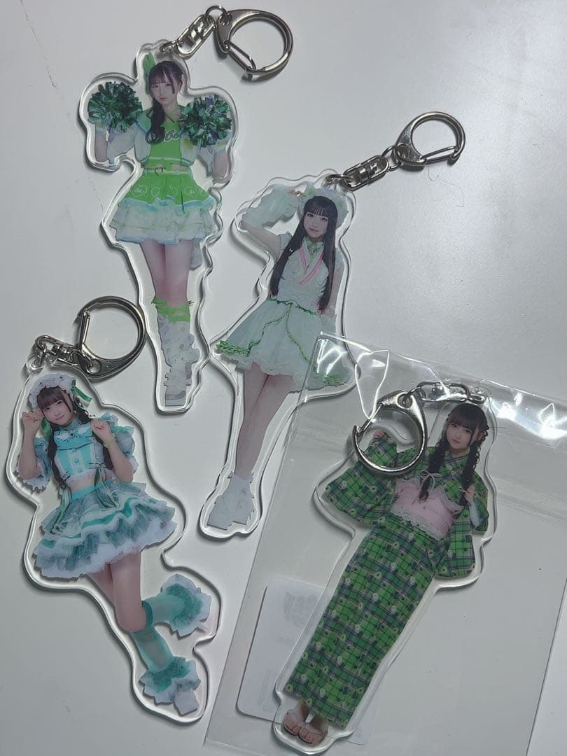 若葉のあ アクキー アクリルキーホルダー TIF衣装 浴衣 春ツアー チア衣装