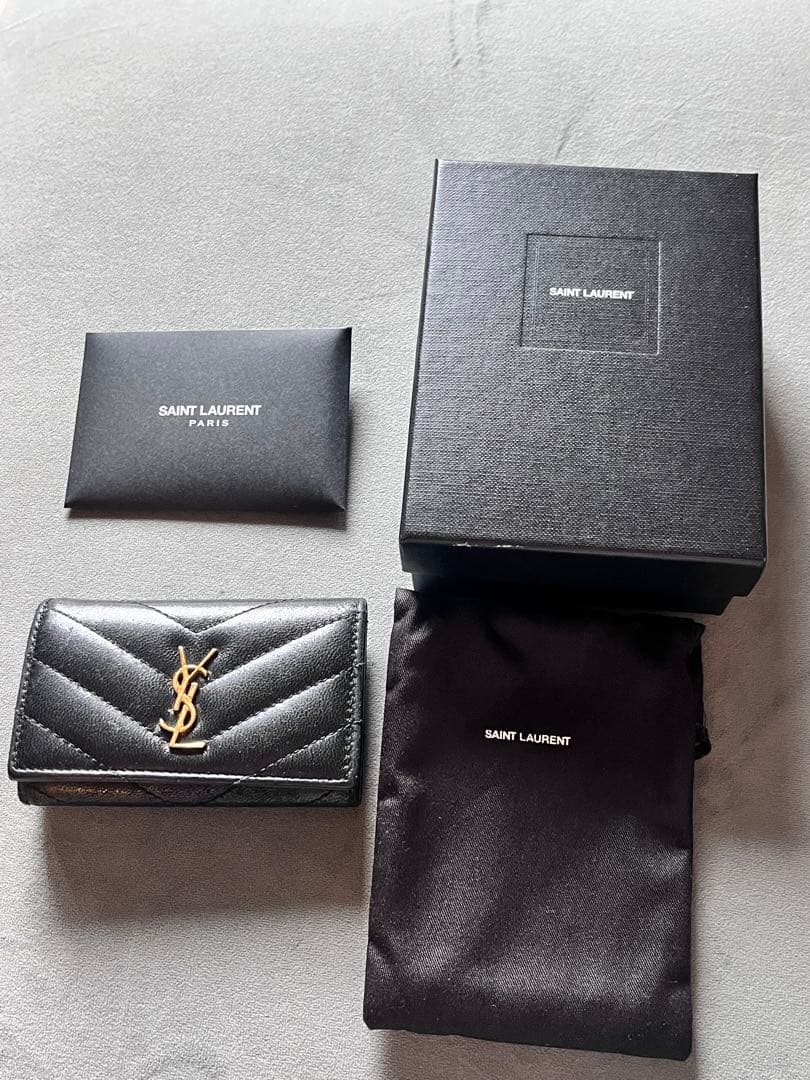 SAINT LAURENT キーケース ブラック