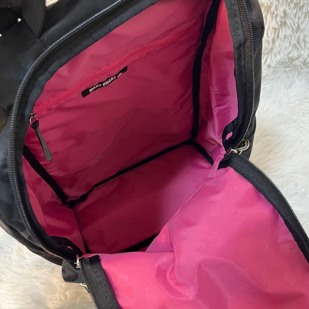 マリークワント/MARY QUANT/リュック/バックパック/デイジー柄/大容量