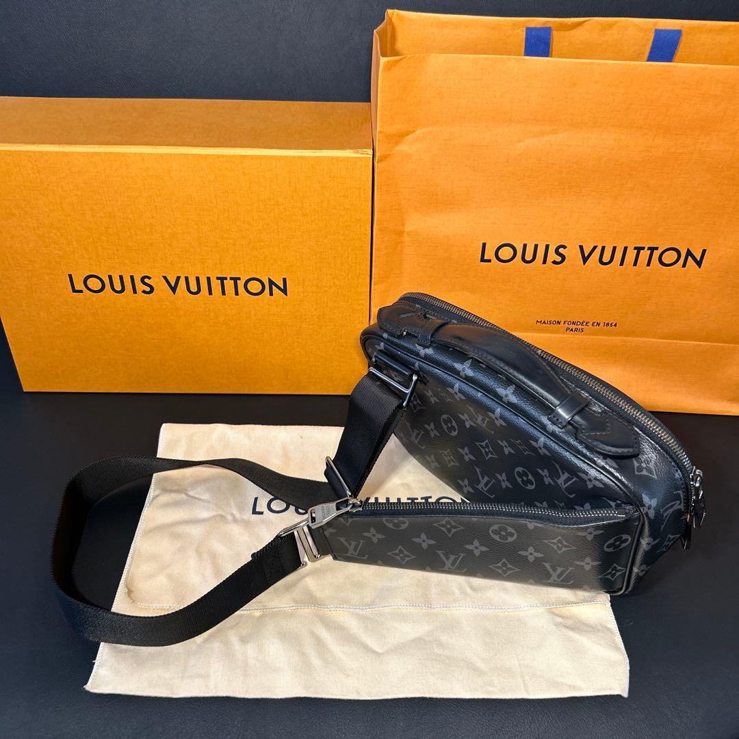 LOUIS VUITTON ブラック ボディバッグM42906