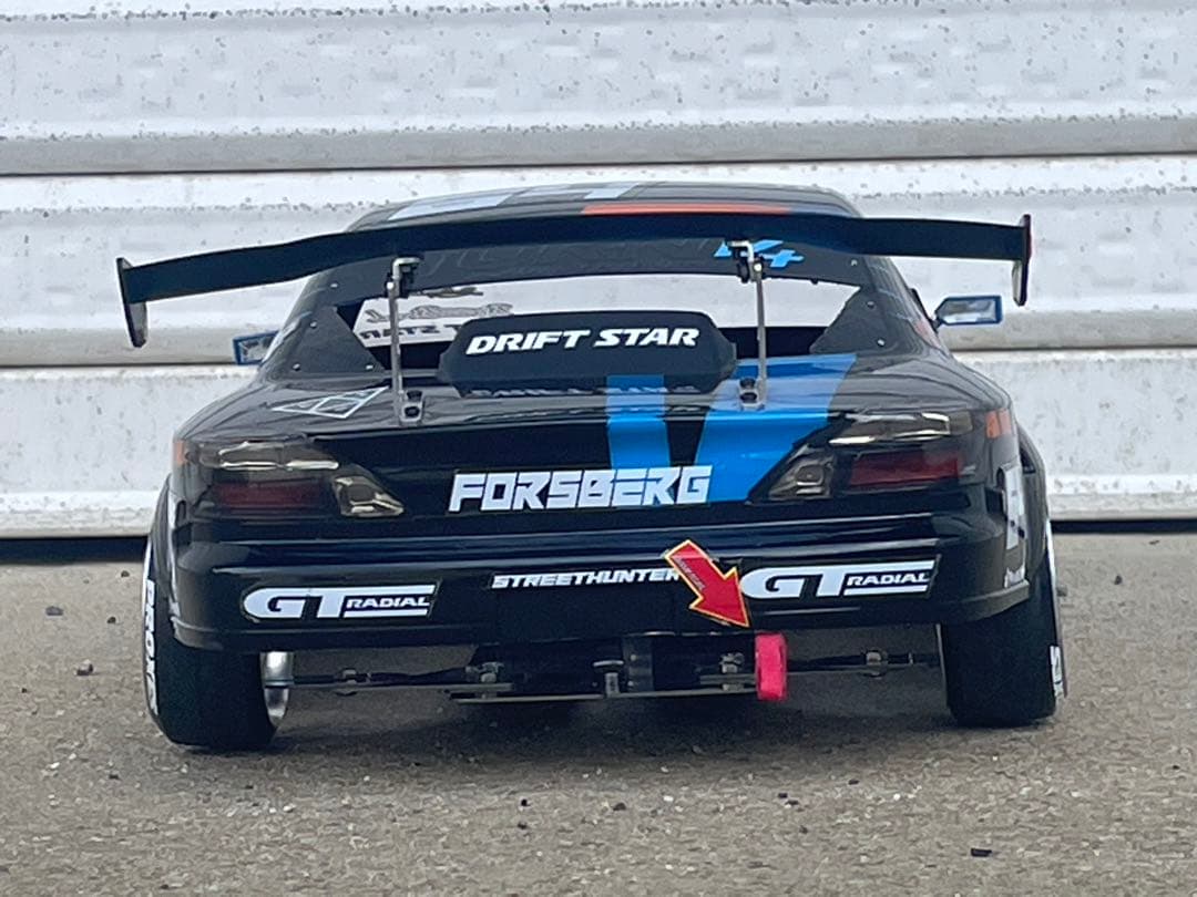 ヨコモ yokomo 下田沙也加 シルビアS15 塗装済みボディ ラジドリ