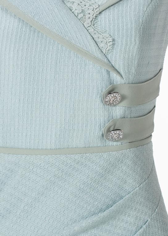 SOBRE ソブレ 襟付きコードレースワンピース 2503155 Sサイズ