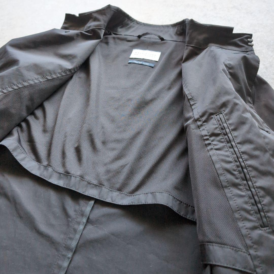 マッキントッシュフィロソフィー トロッターコート ステンカラー ブラック 42